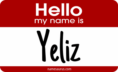 Hello my name is Yeliz png download