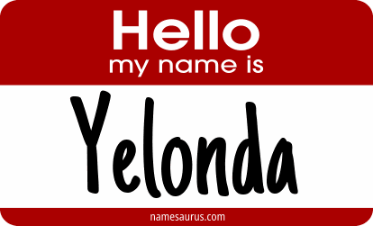 Hello my name is Yelonda png download