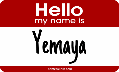Hello my name is Yemaya png download