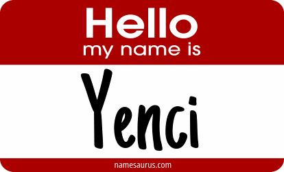Hello my name is Yenci png download