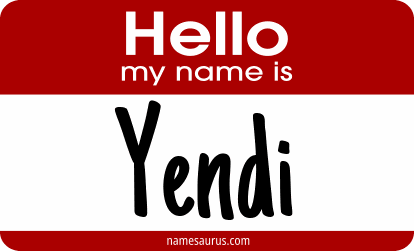 Hello my name is Yendi png download