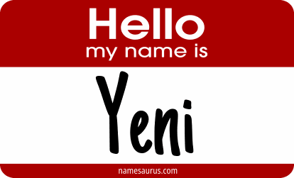 Hello my name is Yeni png download