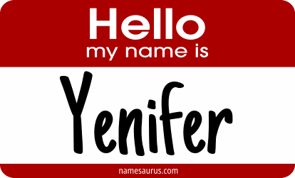 Hello my name is Yenifer png download