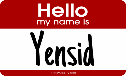 Hello my name is Yensid png download
