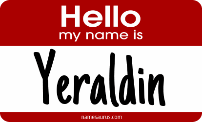 Hello my name is Yeraldin png download