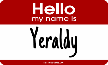 Hello my name is Yeraldy png download