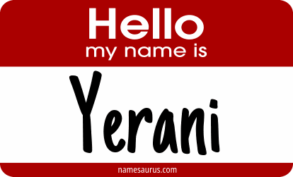 Hello my name is Yerani png download
