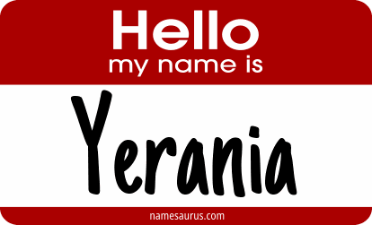 Hello my name is Yerania png download