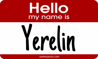 Hello my name is Yerelin png download