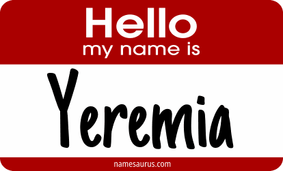 Hello my name is Yeremia png download