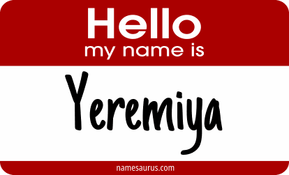 Hello my name is Yeremiya png download