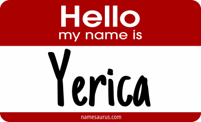 Hello my name is Yerica png download
