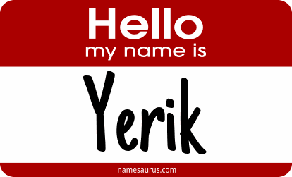 Hello my name is Yerik png download