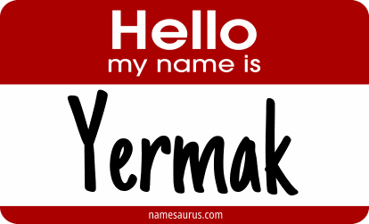 Hello my name is Yermak png download