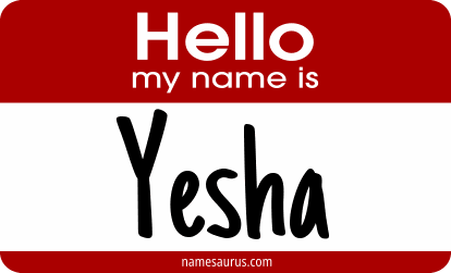 Hello my name is Yesha png download
