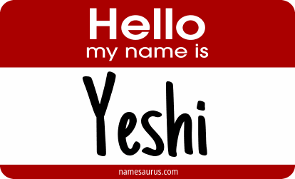 Hello my name is Yeshi png download