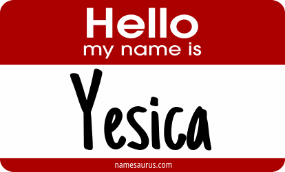 Hello my name is Yesica png download