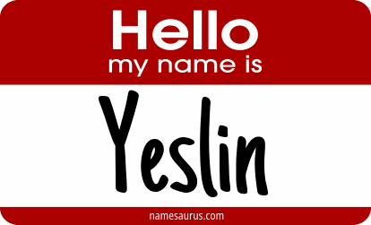 Hello my name is Yeslin png download
