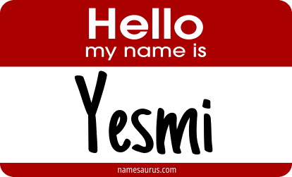 Hello my name is Yesmi png download