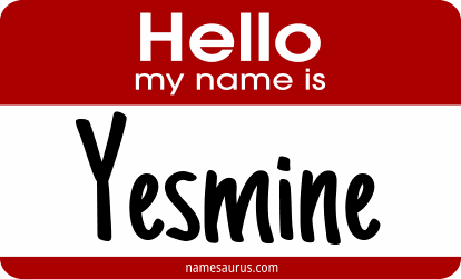 Hello my name is Yesmine png download