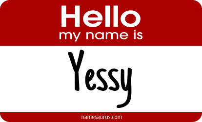 Hello my name is Yessy png download