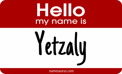 Hello my name is Yetzaly png download