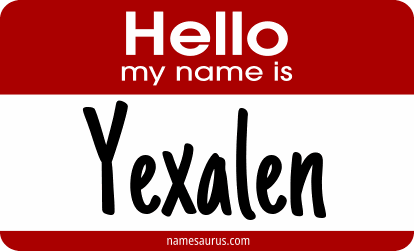 Hello my name is Yexalen png download