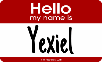 Hello my name is Yexiel png download