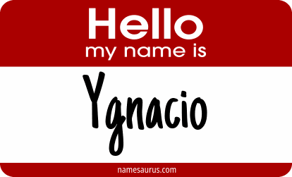 Hello my name is Ygnacio png download