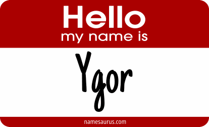 Hello my name is Ygor png download