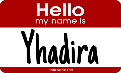 Hello my name is Yhadira png download