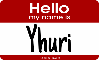 Hello my name is Yhuri png download