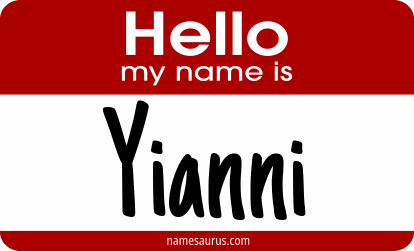 Hello my name is Yianni png download