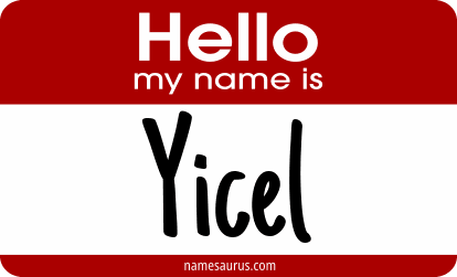 Hello my name is Yicel png download