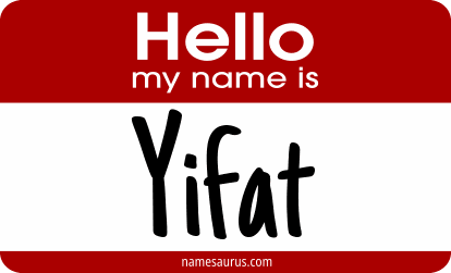 Hello my name is Yifat png download