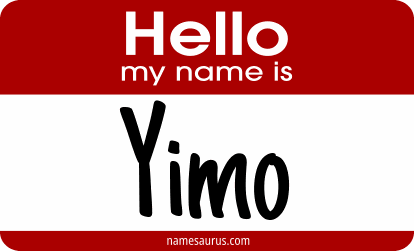 Hello my name is Yimo png download