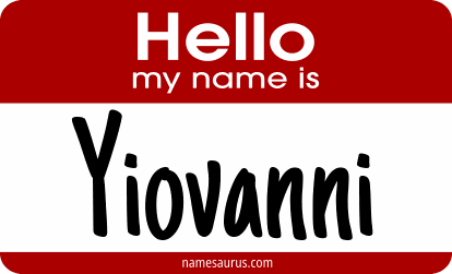 Hello my name is Yiovanni png download