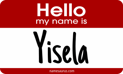 Hello my name is Yisela png download