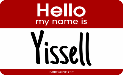 Hello my name is Yissell png download