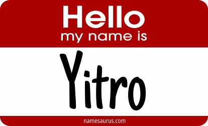 Hello my name is Yitro png download