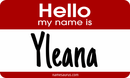 Hello my name is Yleana png download
