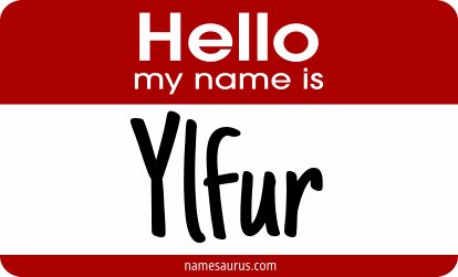 Hello my name is Ylfur png download