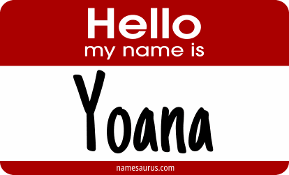 Hello my name is Yoana png download