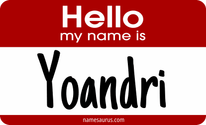 Hello my name is Yoandri png download