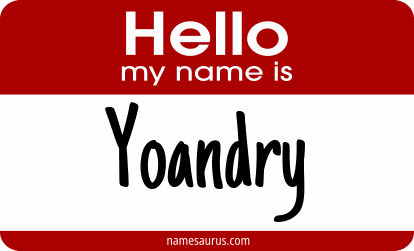 Hello my name is Yoandry png download