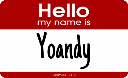 Hello my name is Yoandy png download