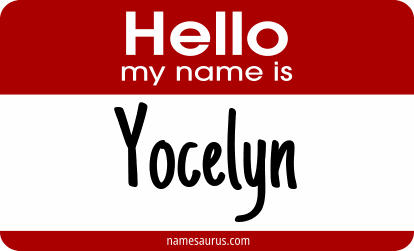 Hello my name is Yocelyn png download