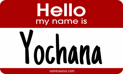 Hello my name is Yochana png download