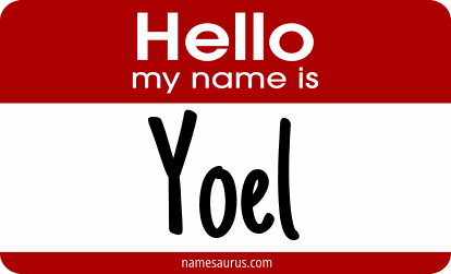 Hello my name is Yoel png download