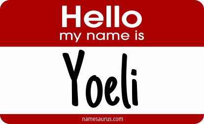 Hello my name is Yoeli png download